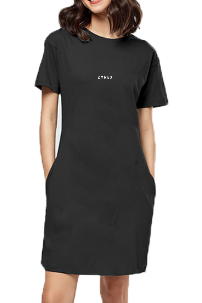 Women's T-Shirt Dress by Zyrex